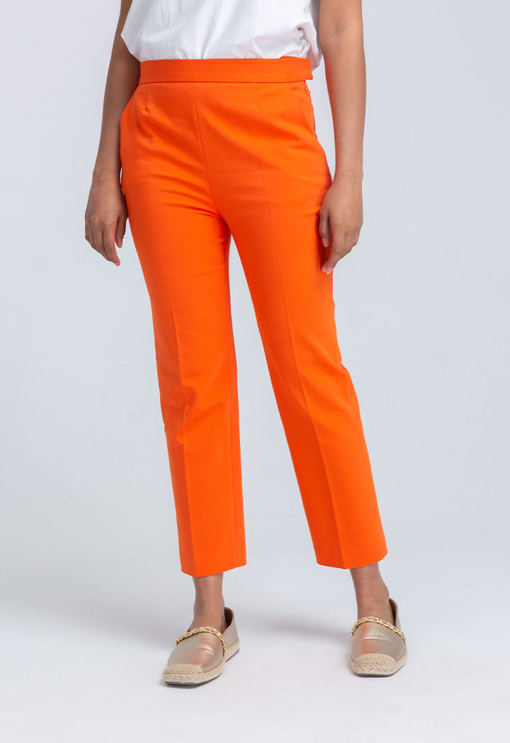 Choice Basic Straight Leg Trouser Orange