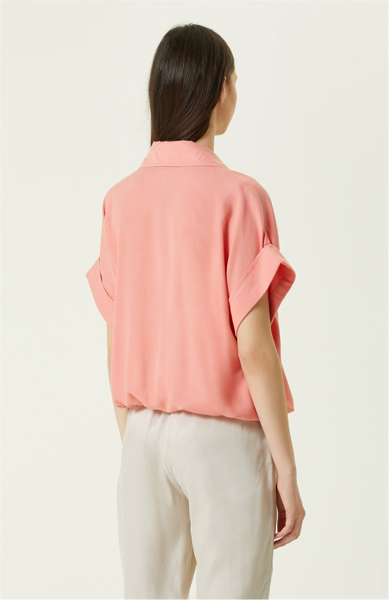 Network Basic  Fit Blouse Coral