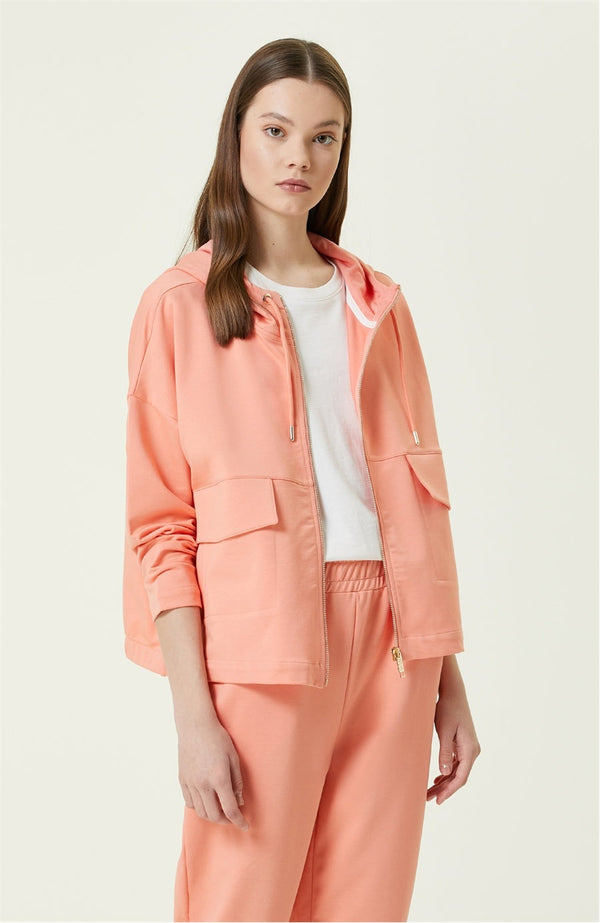 Network Sporty Sweatshirt Coral