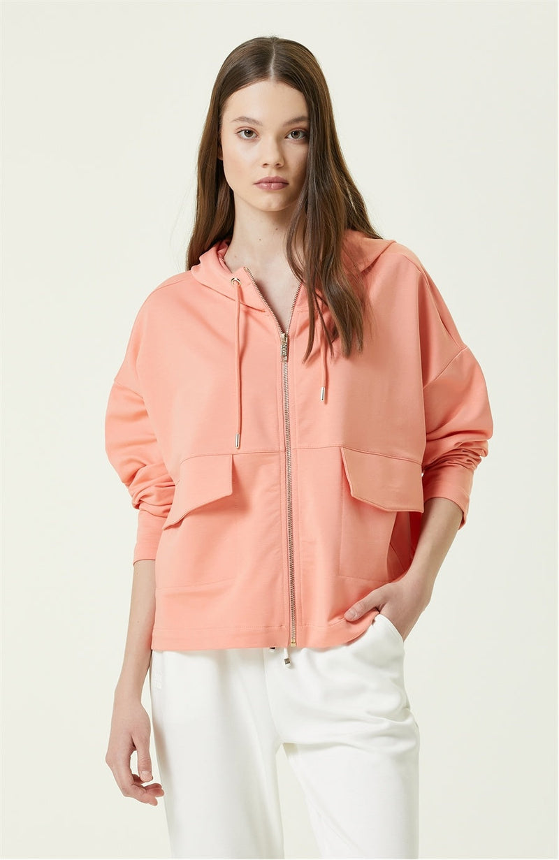 Network Sporty Sweatshirt Coral