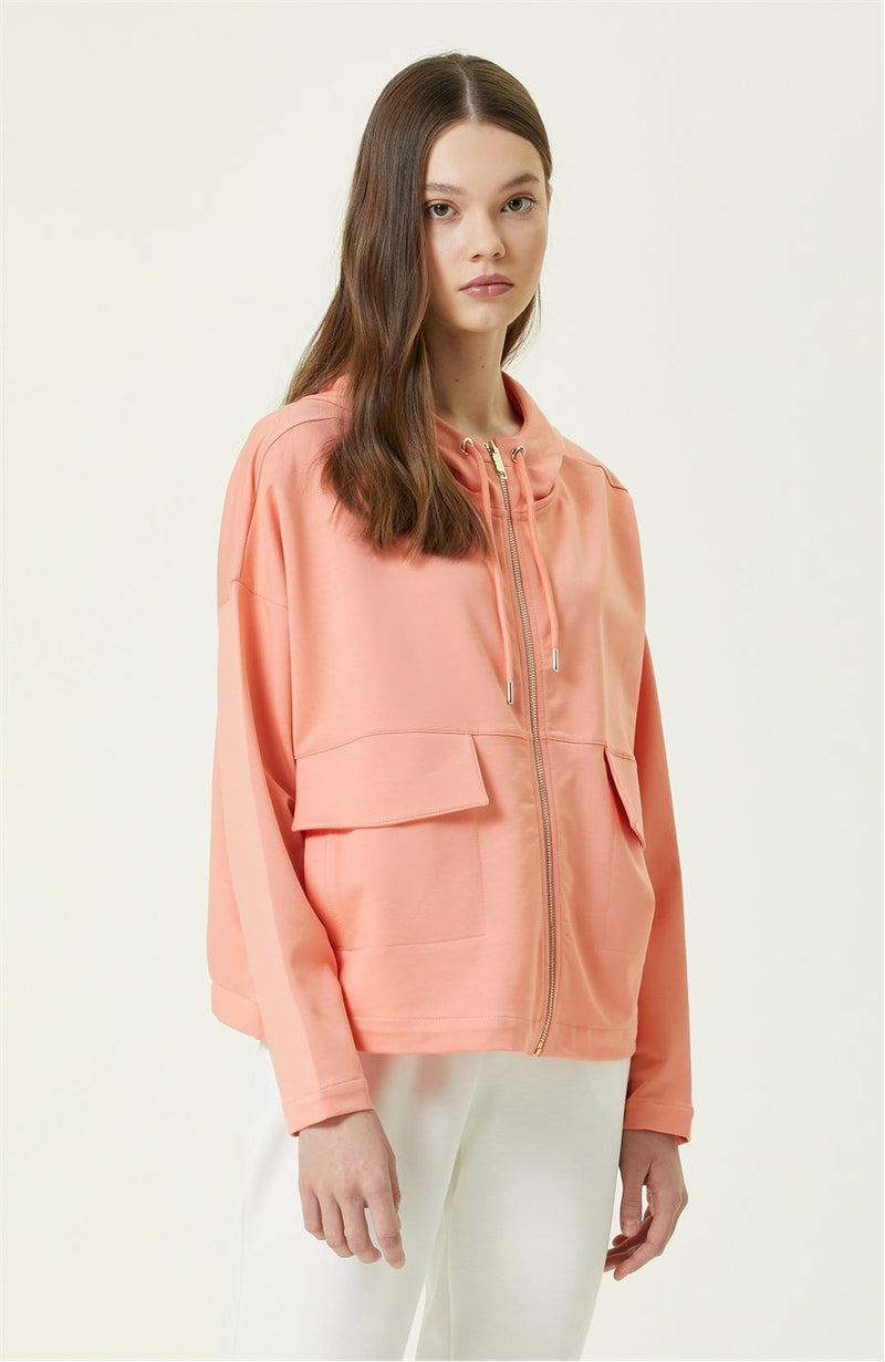 Network Sporty Sweatshirt Coral