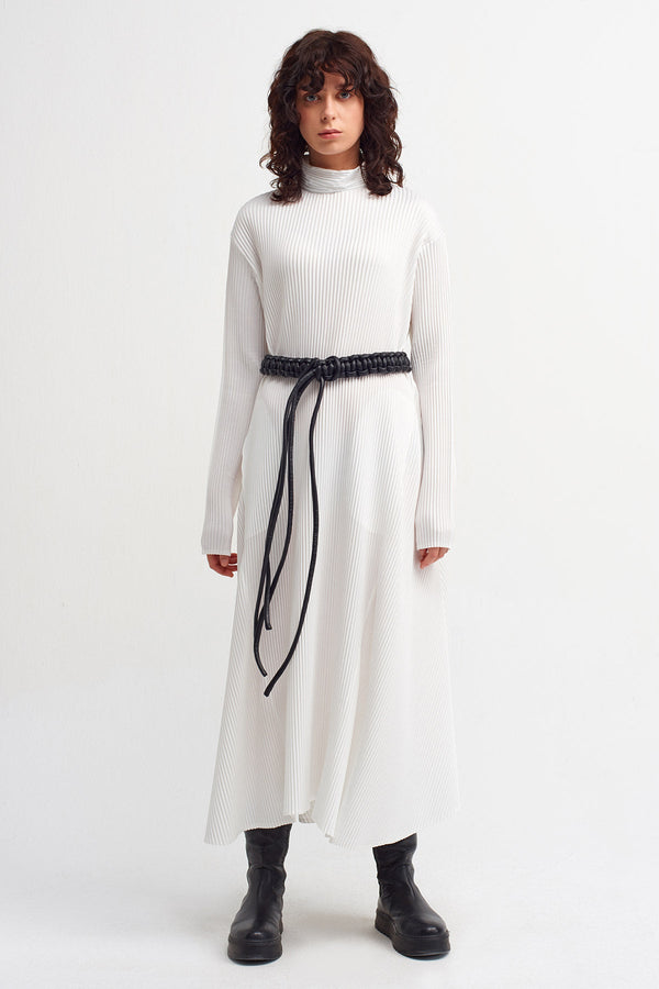 Nu Braided Detail Belt Black