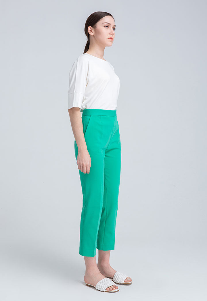 Choice Basic Straight Leg Trouser Green