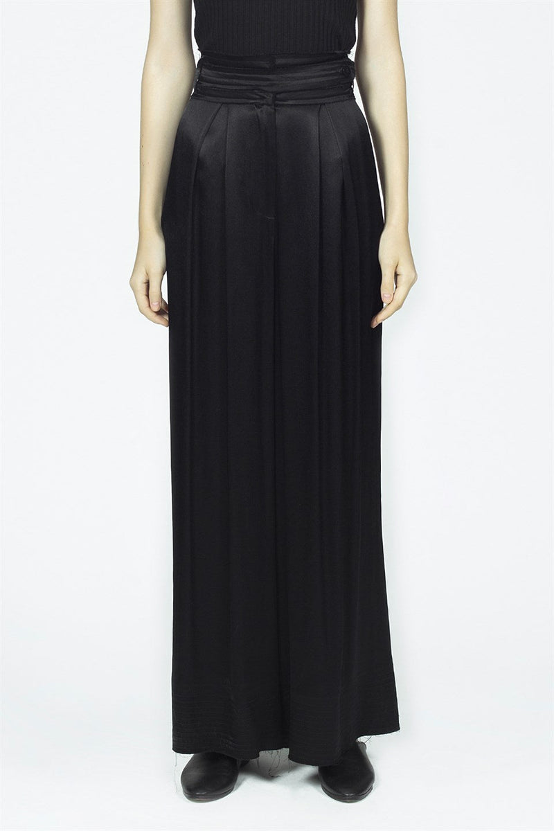 Nu High Waist Palazzo Trouser Black