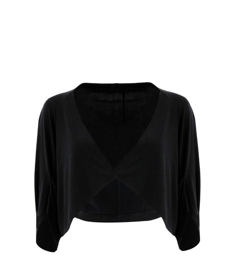 Nu Long Sleeve Open-Front Outerwear Black