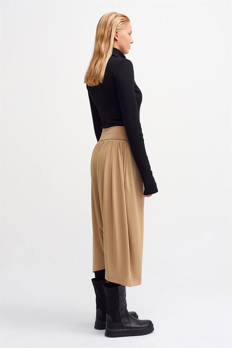 Nu High Waist Harem Trouser Nude