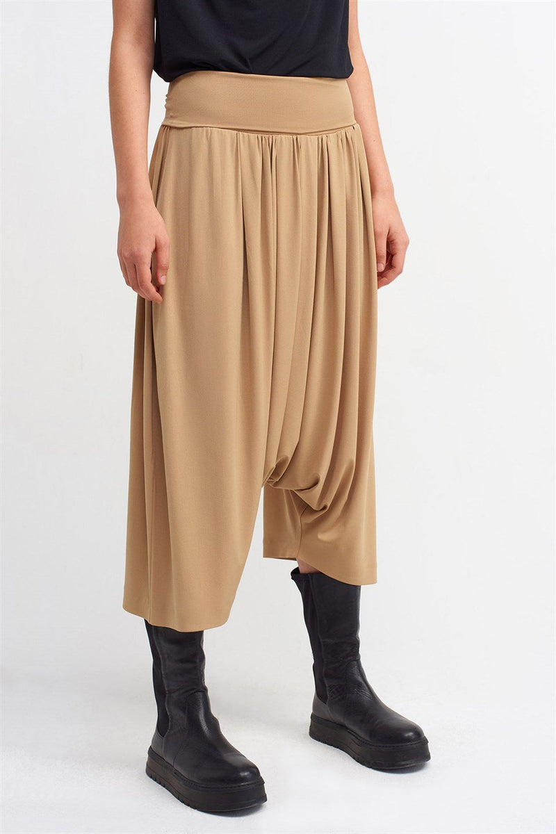 Nu High Waist Harem Trouser Nude