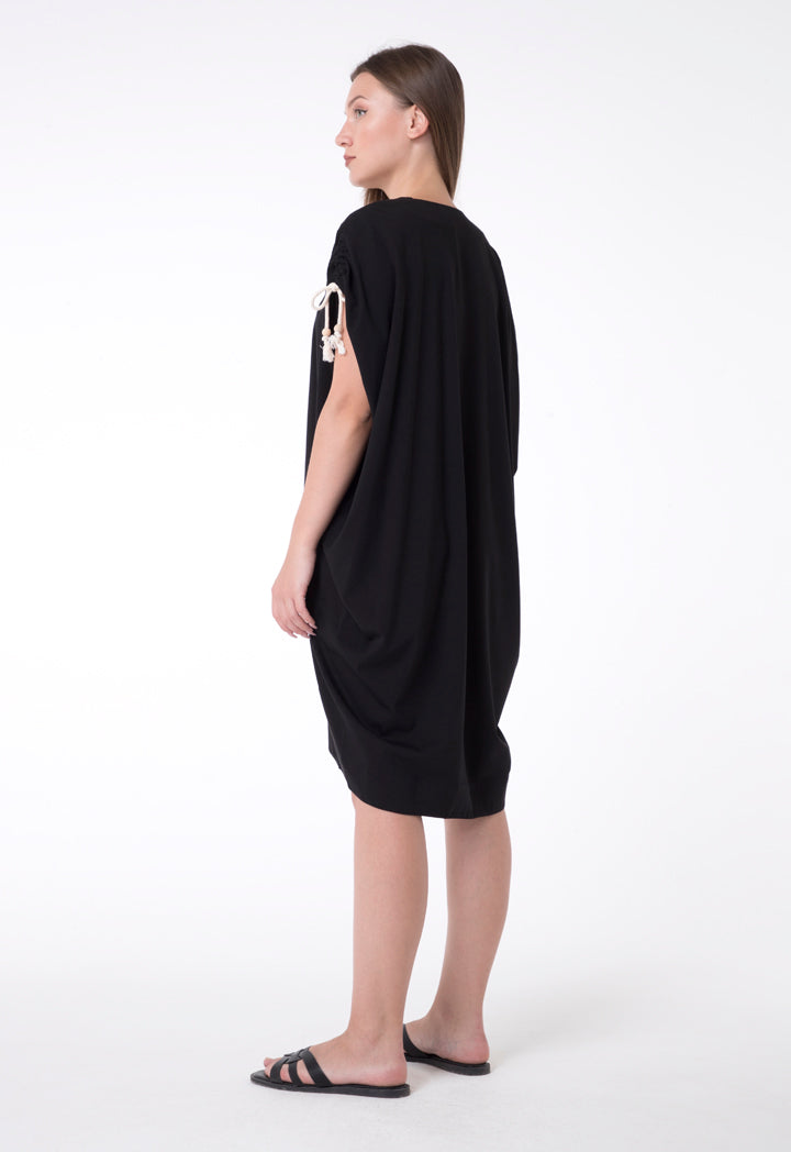 Exquise Dress Short V-Neck Black