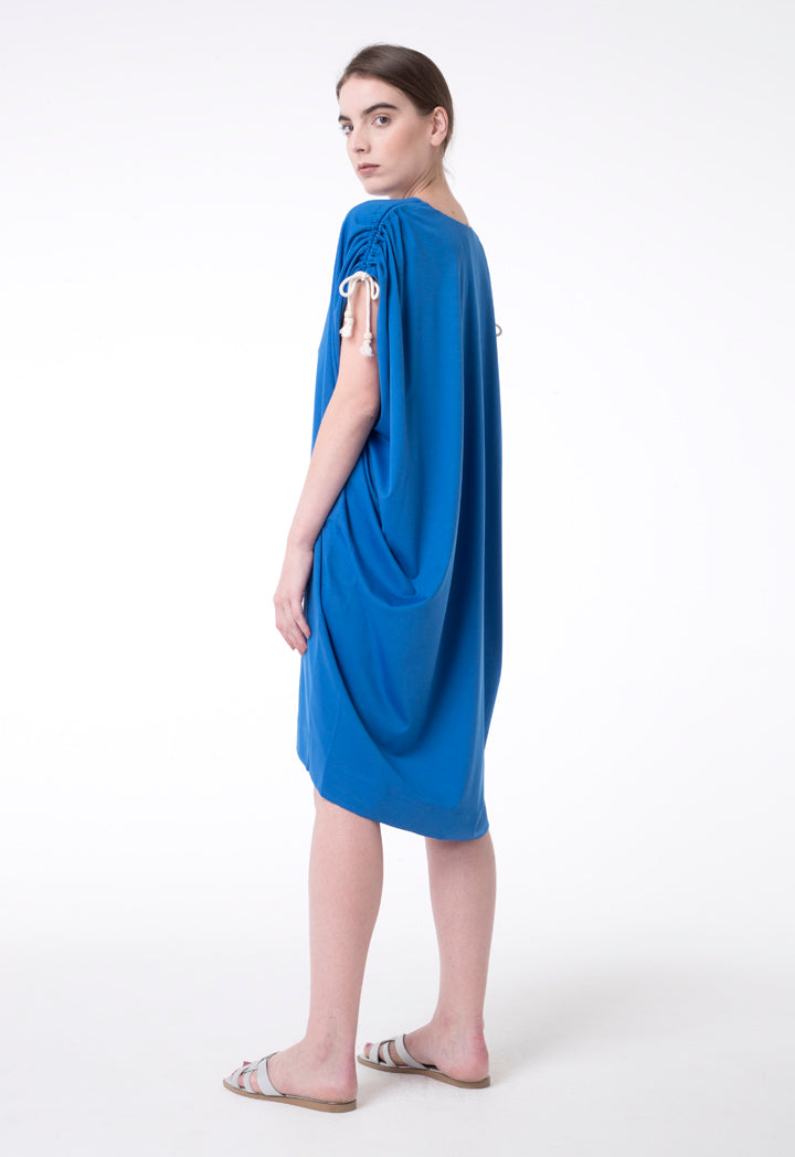 Exquise Dress Short V-Neck Blue