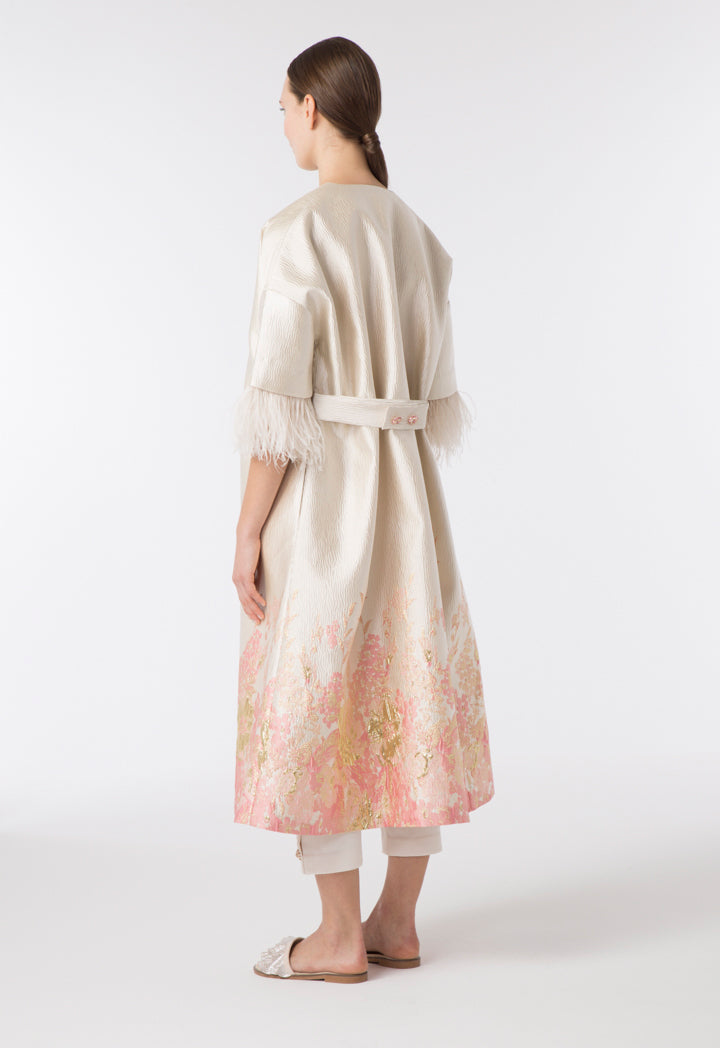 Choice Floral Brocade Outerwear Multicolor