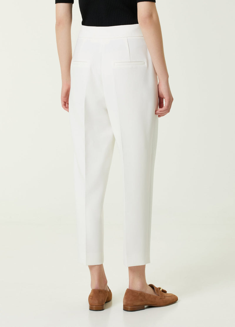 Beymen Club High Waist Pleated Detailed Trouser White