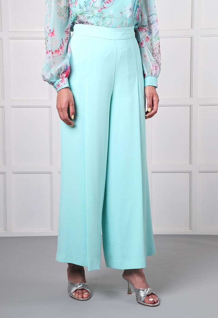 Choice Inverted Box Pleat Trouser
 Mint - Wardrobe Fashion