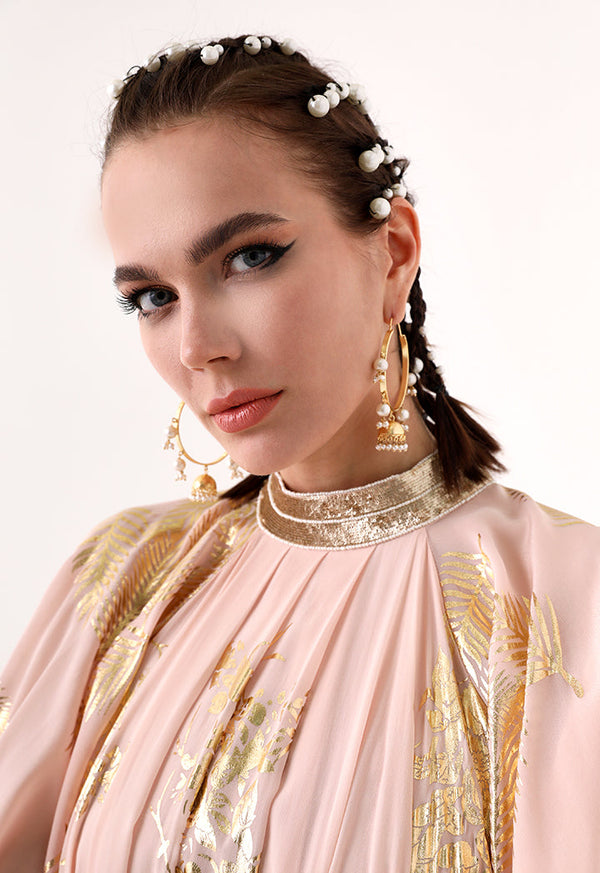 Choice Hoop Chandelier Earrings Gold - Wardrobe Fashion
