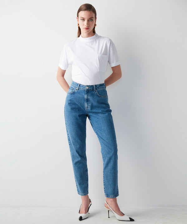 Ipekyol Mom Fit Cropped Jeans Indigo