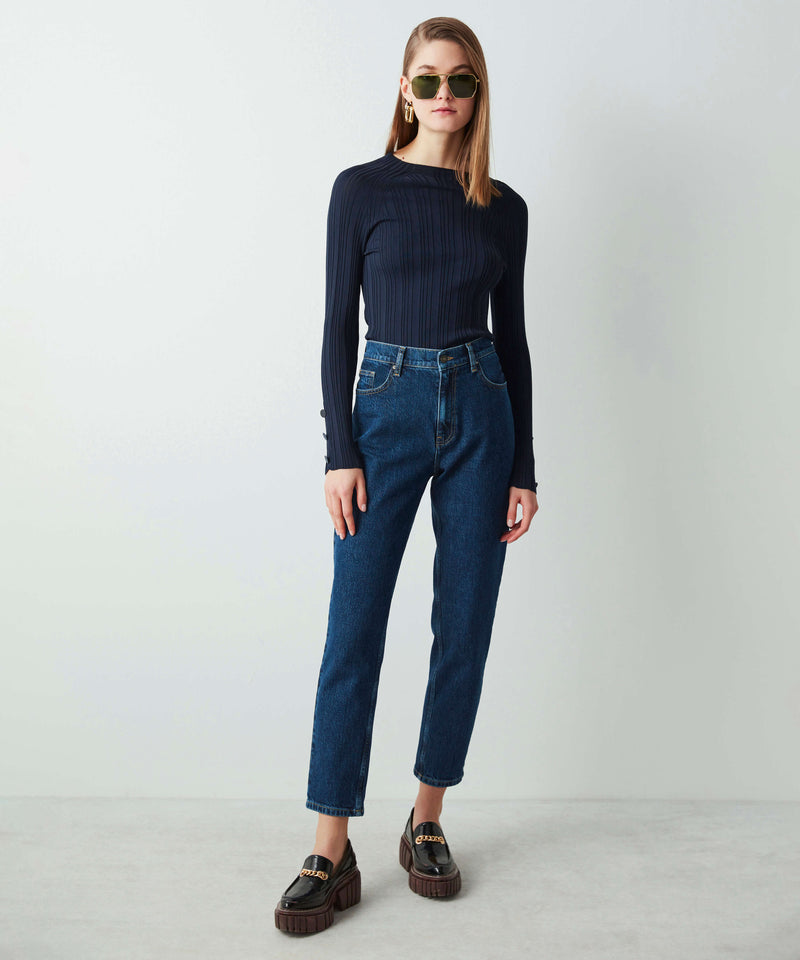 Ipekyol Denim Mom Fit Trouser D.Indigo