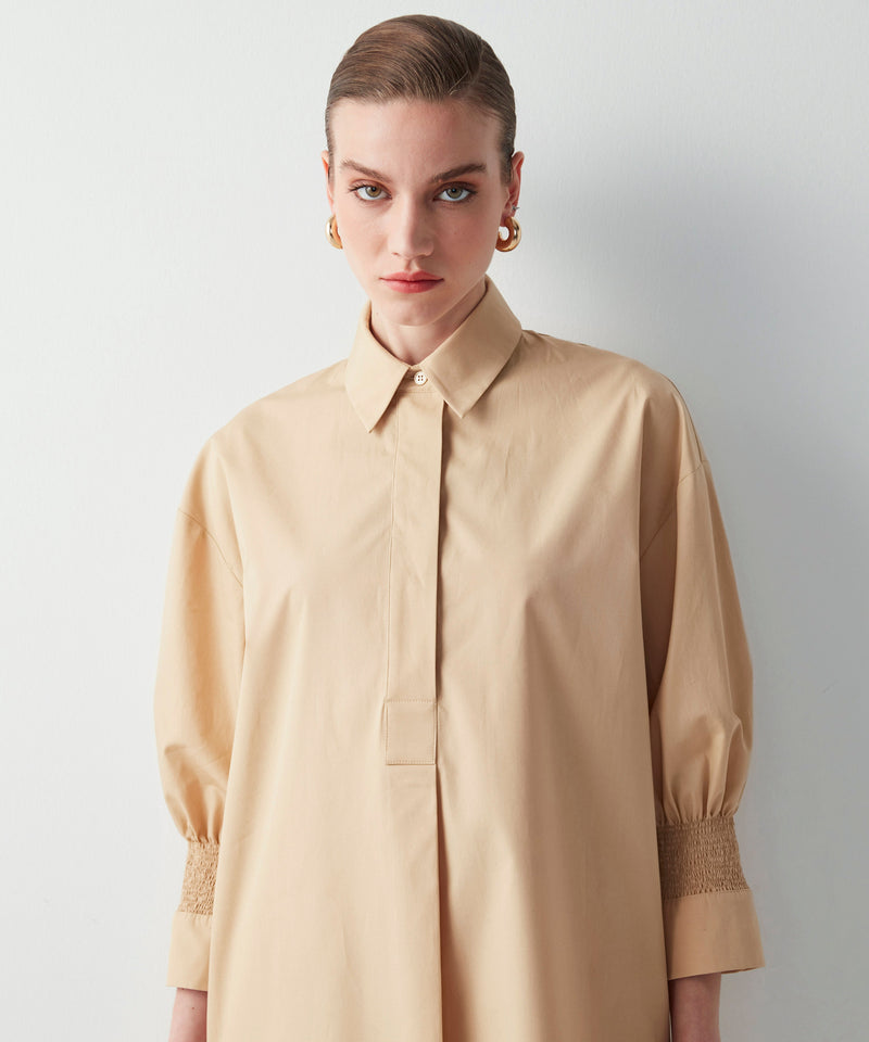 Ipekyol Relaxed Fit Poplin Shirt Dress Natural