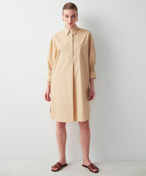 Ipekyol Relaxed Fit Poplin Shirt Dress Natural