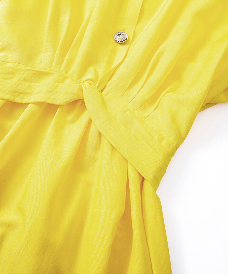 Ipekyol Waist Detail Shirt Dress Yellow