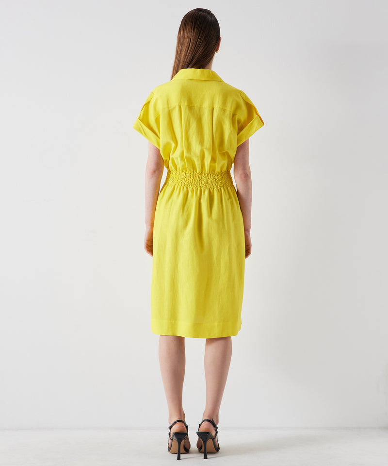 Ipekyol Waist Detail Shirt Dress Yellow