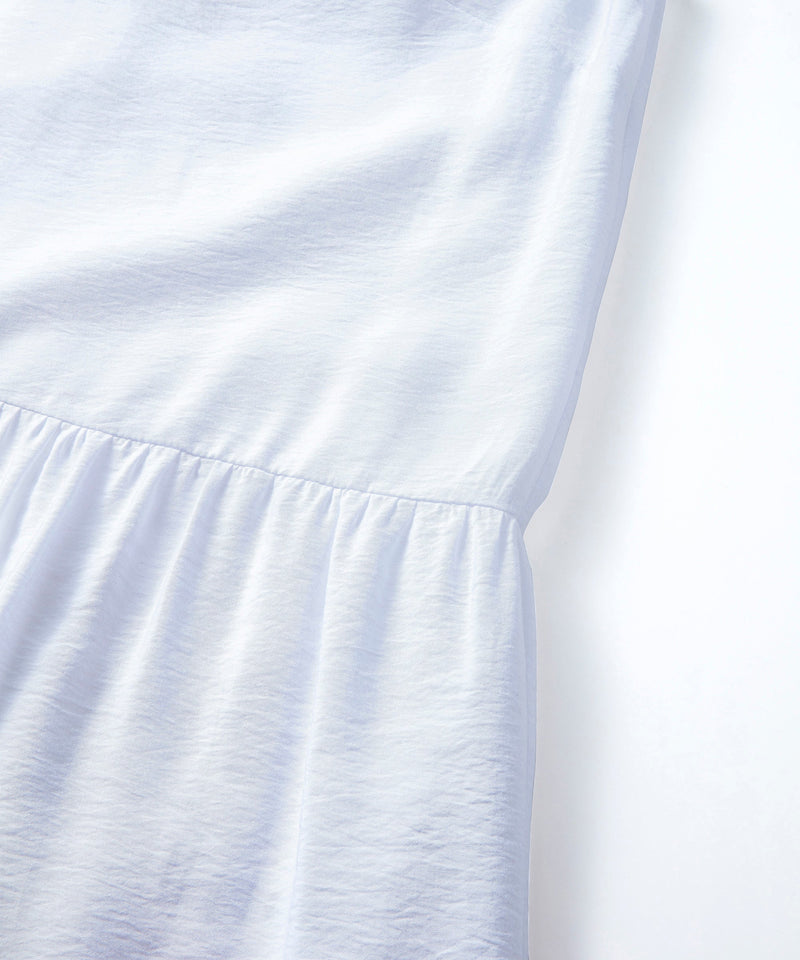 Ipekyol V-Neck Tiered Detail Dress White