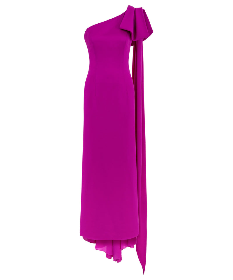 Ipekyol Bow Detail Maxi Dress Fuchsia