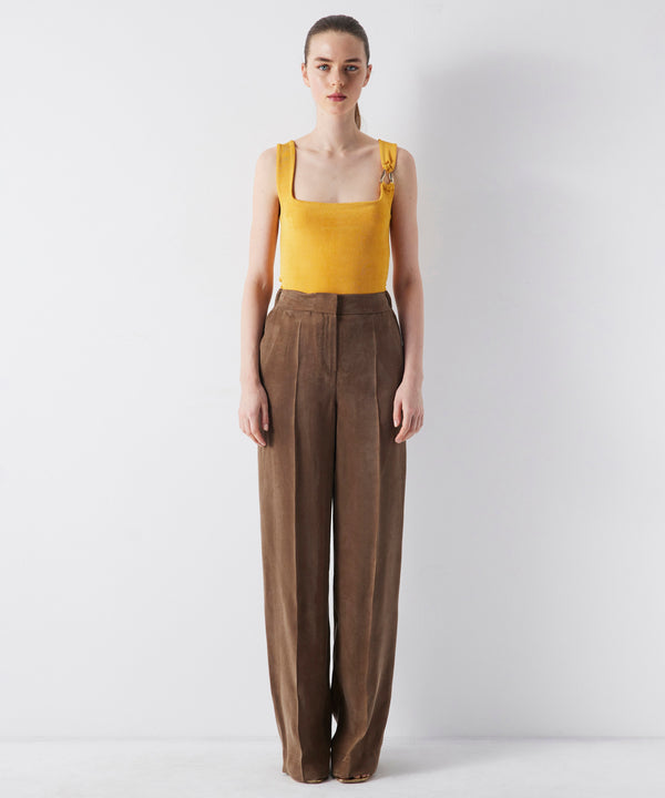 Ipekyol Wide Leg Fit Trousers Brown