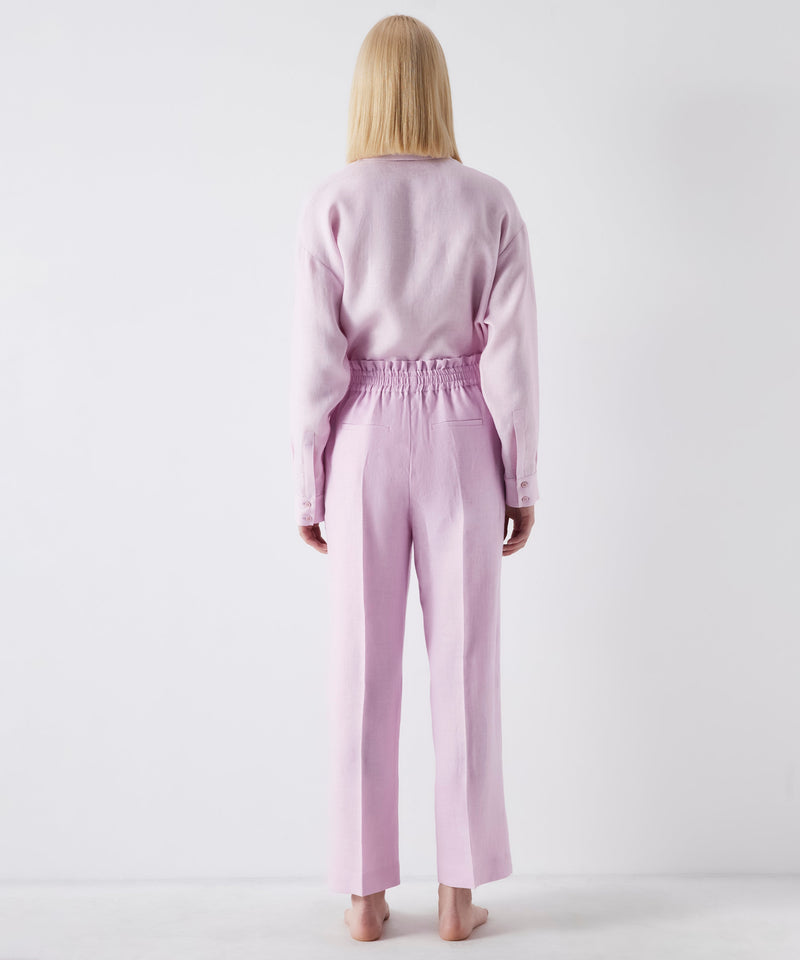 Ipekyol Elasticated High Waist Trousers Lilac