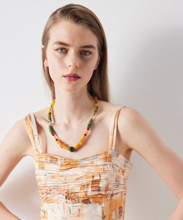 Ipekyol Abstract Pattern Bustier Apricot