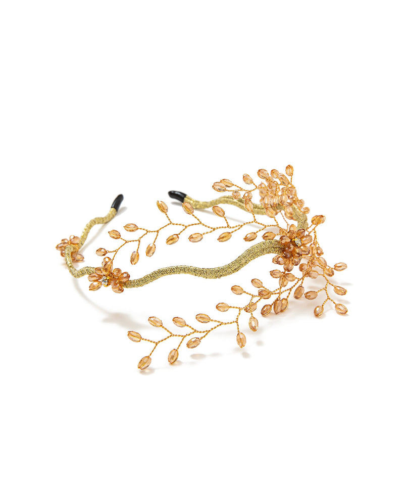 Ipekyol Crystal Stone Hair Accessory Gold