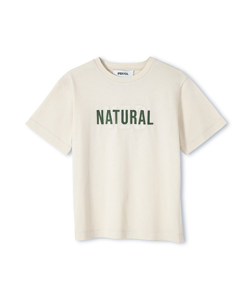 Ipekyol Slogan-Embroidered T-Shirt Oil