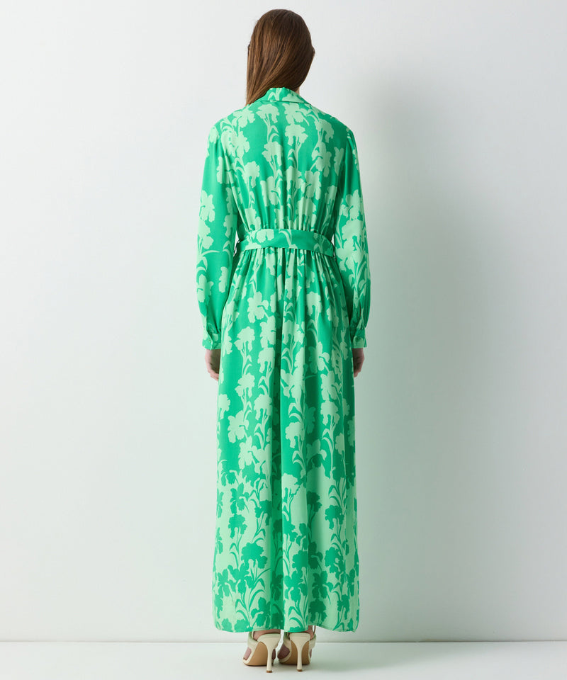 Ipekyol Patterned Shirt Dress Green