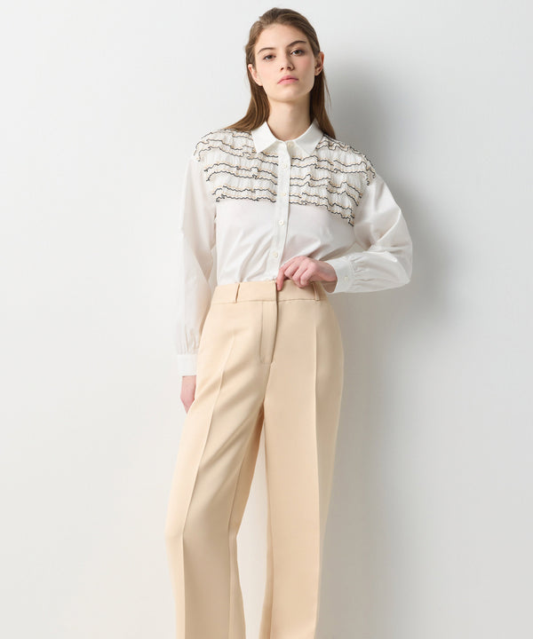 Ipekyol Wide Leg Fit Trousers Natural