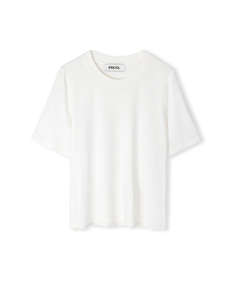 Ipekyol Crew Neck T-Shirt Ecru