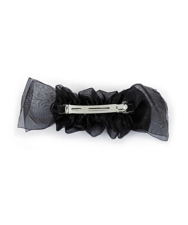 Ipekyol Embroidered Tulle Hair Accessory Black