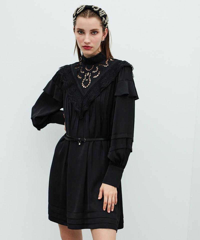 Ipekyol Brode Detailed Dress Black