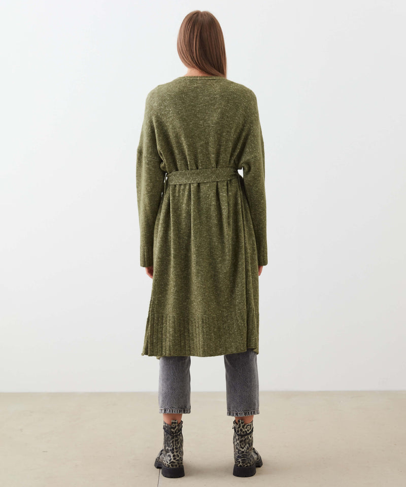 Ipekyol Long Sleeve Belted Knitwear Green