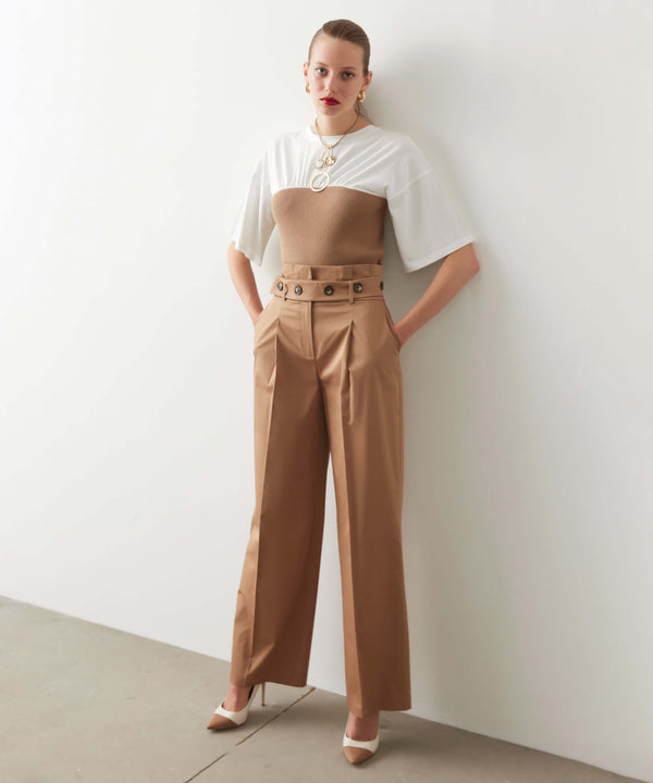 Ipekyol Belt Detailed Trouser Natural