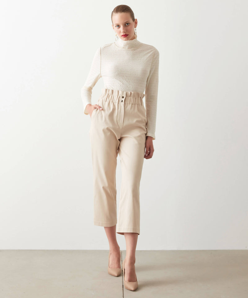 Ipekyol Detailed High Waist Trouser Natural