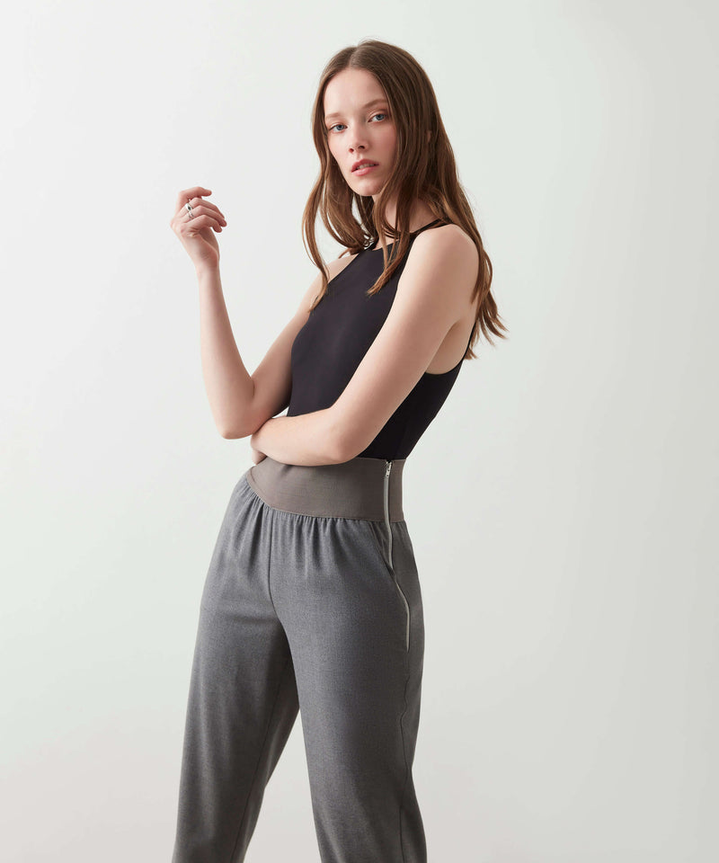 Ipekyol Elastic High Waist Trouser Anthracite