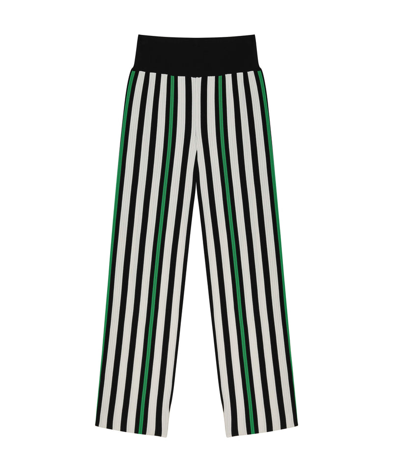 Ipekyol Striped Ribbed Trouser Ecru