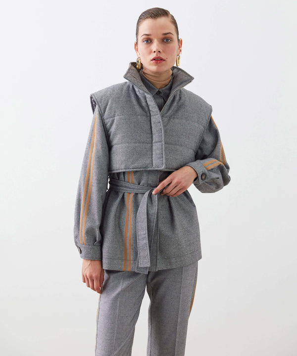 Ipekyol Double Piece Form Jacket Grey Mlg