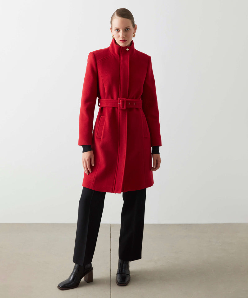 Ipekyol Classic Cut Coat Red