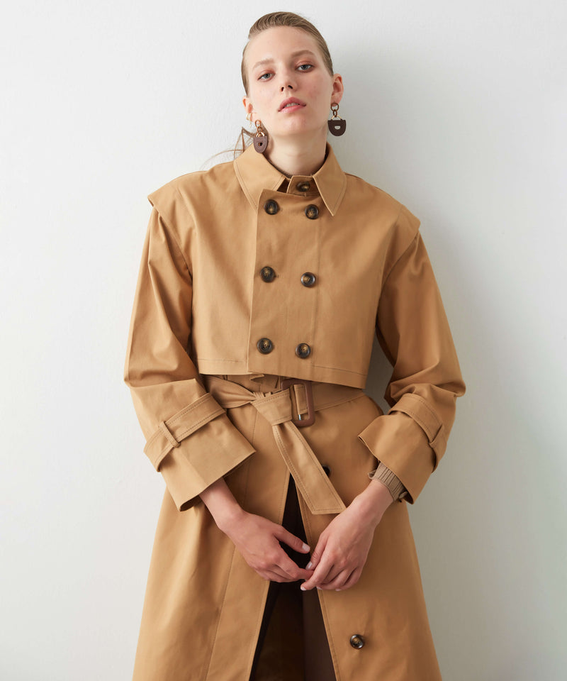 Ipekyol Button Accessory Trench Coat Natural