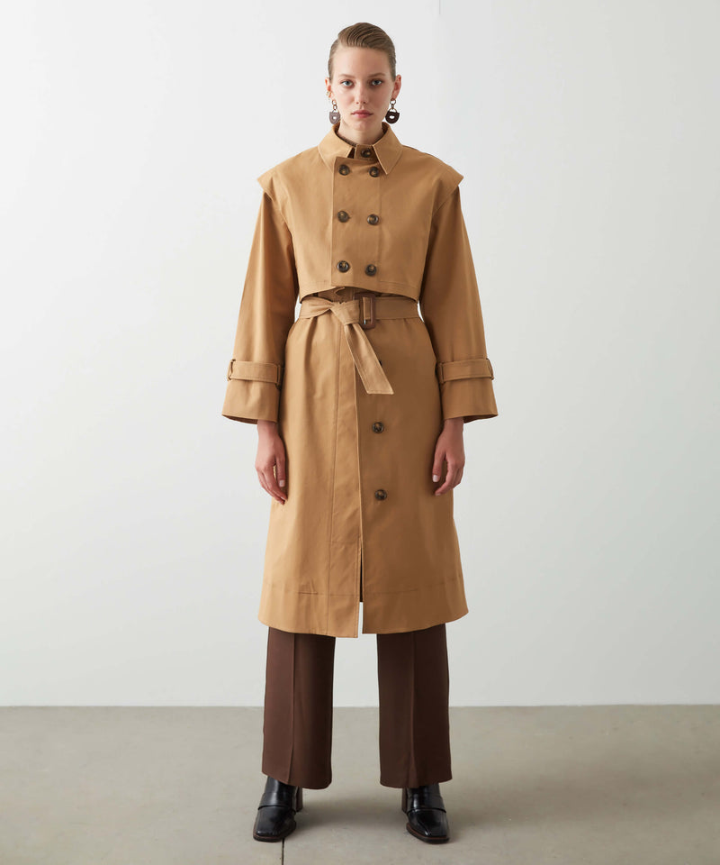 Ipekyol Button Accessory Trench Coat Natural