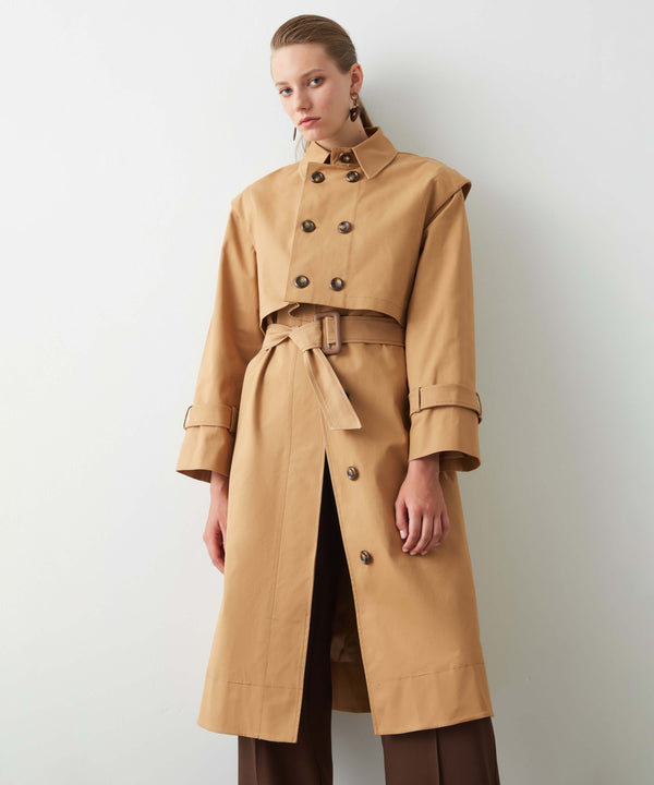 Ipekyol Button Accessory Trench Coat Natural