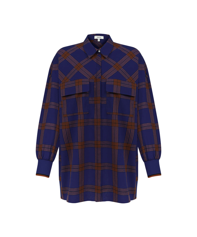 Ipekyol Plaid Pattern Shirt Sax