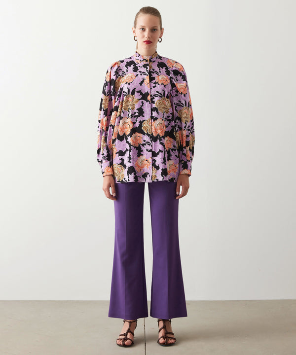 Ipekyol Floral Printed Shirt Lilac