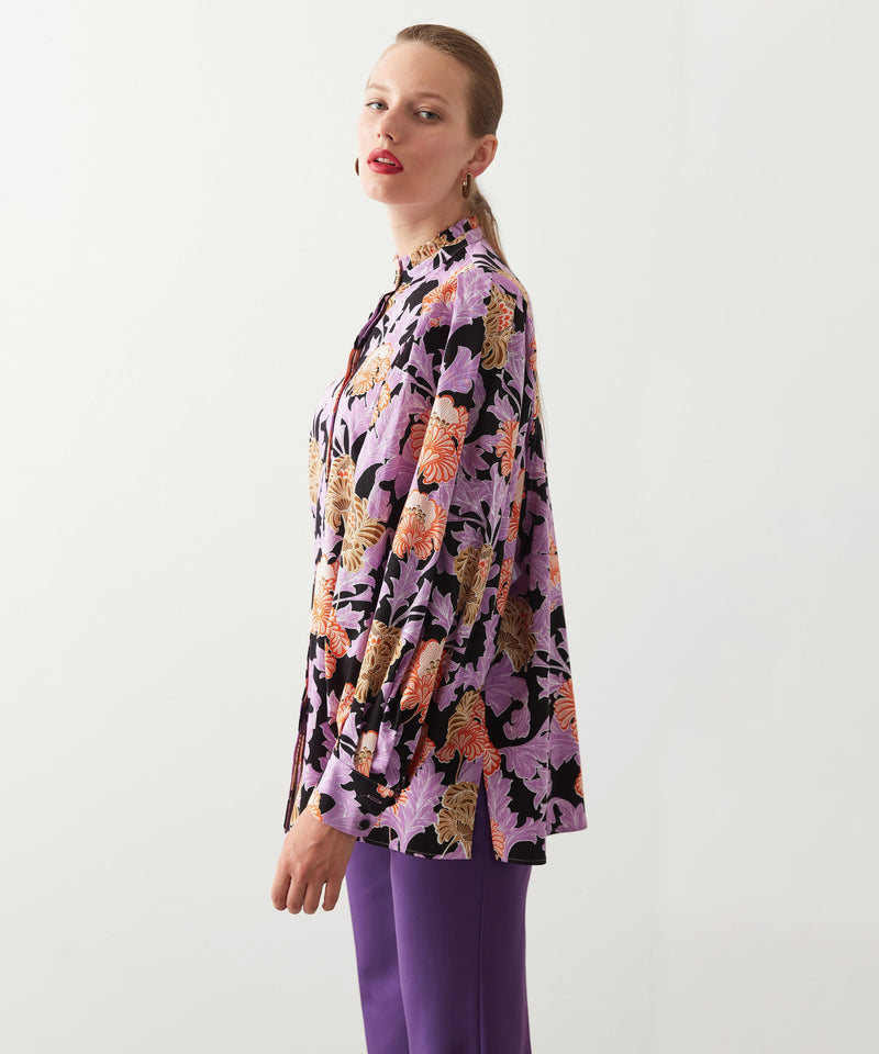 Ipekyol Floral Printed Shirt Lilac