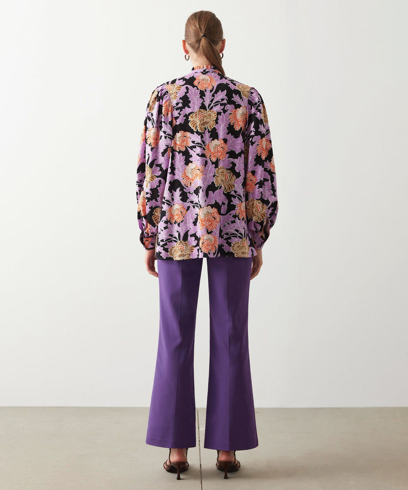 Ipekyol Floral Printed Shirt Lilac