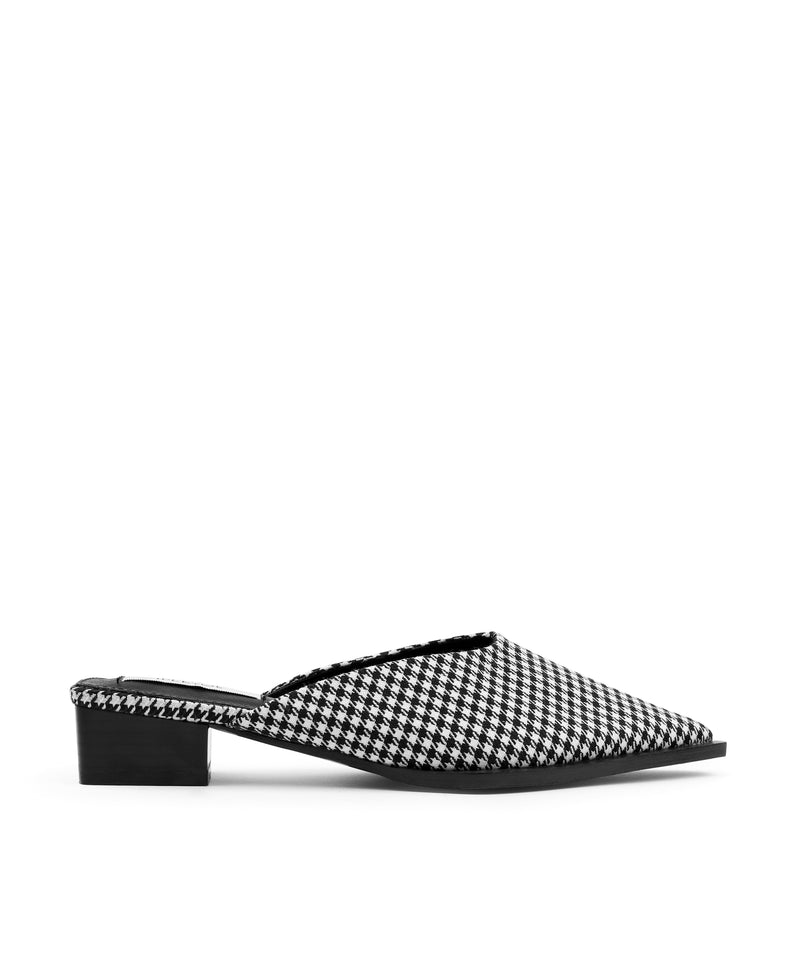 Ipekyol Hounstooth Pattern Slipper Black